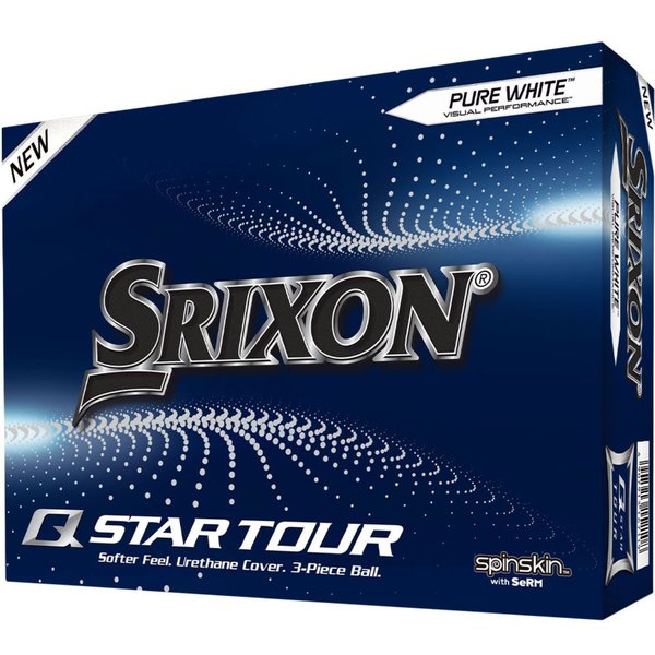 Srixon QStar Tour Golf Ball White Dozen 10321713